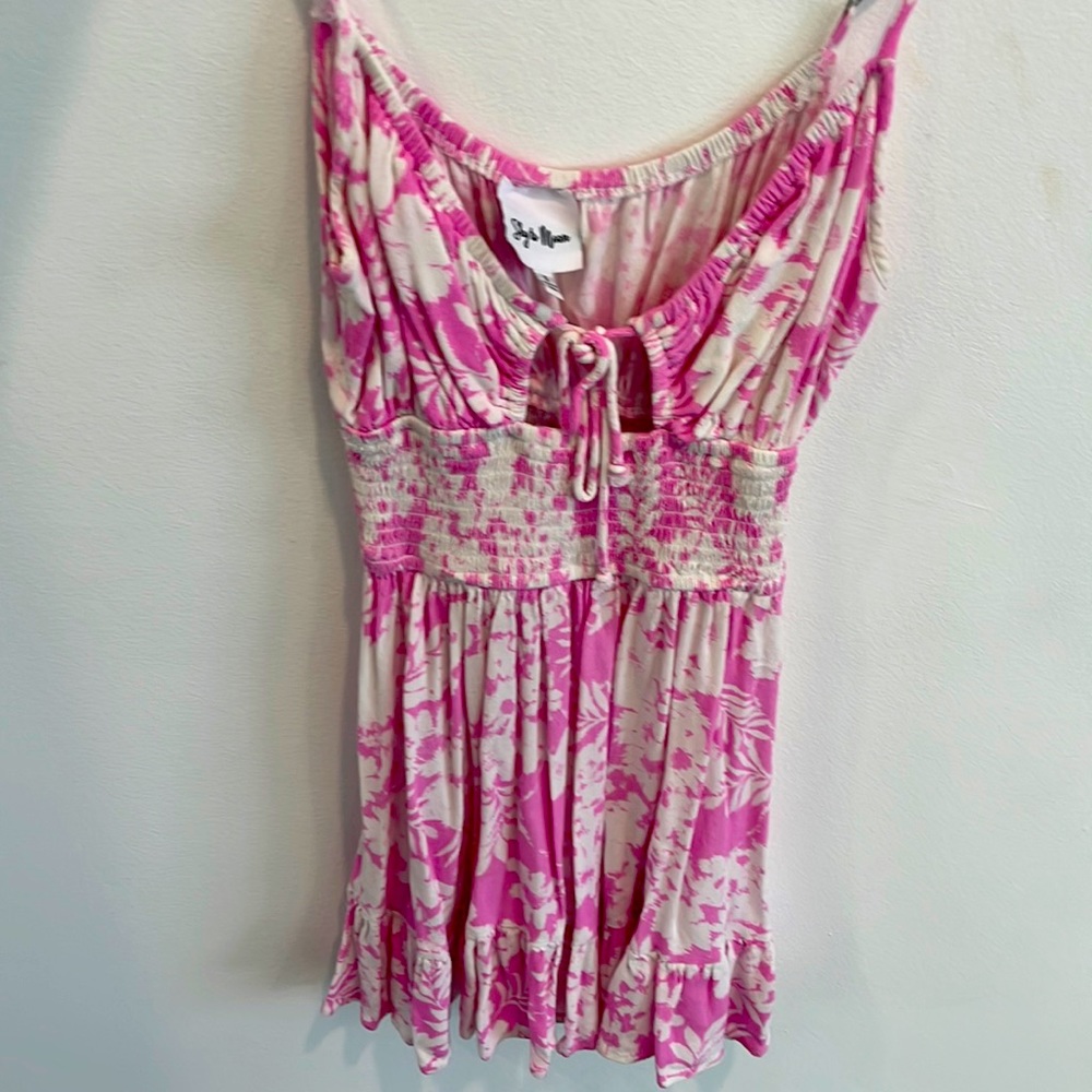 Pink Floral Sundress